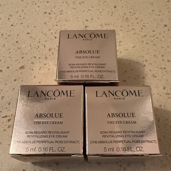Lancome Absolue Eye Cream Trio New in box
